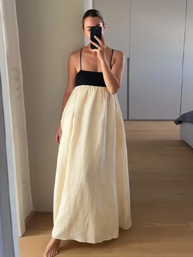 Amelia Summer Sleeveless Maxi Dress