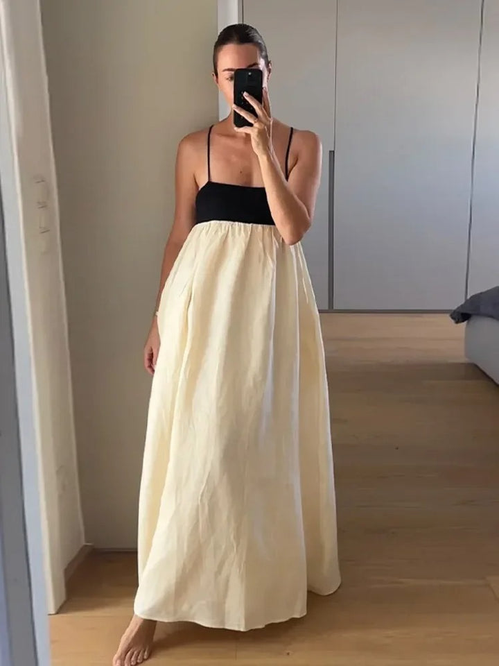 Amelia Summer Sleeveless Maxi Dress