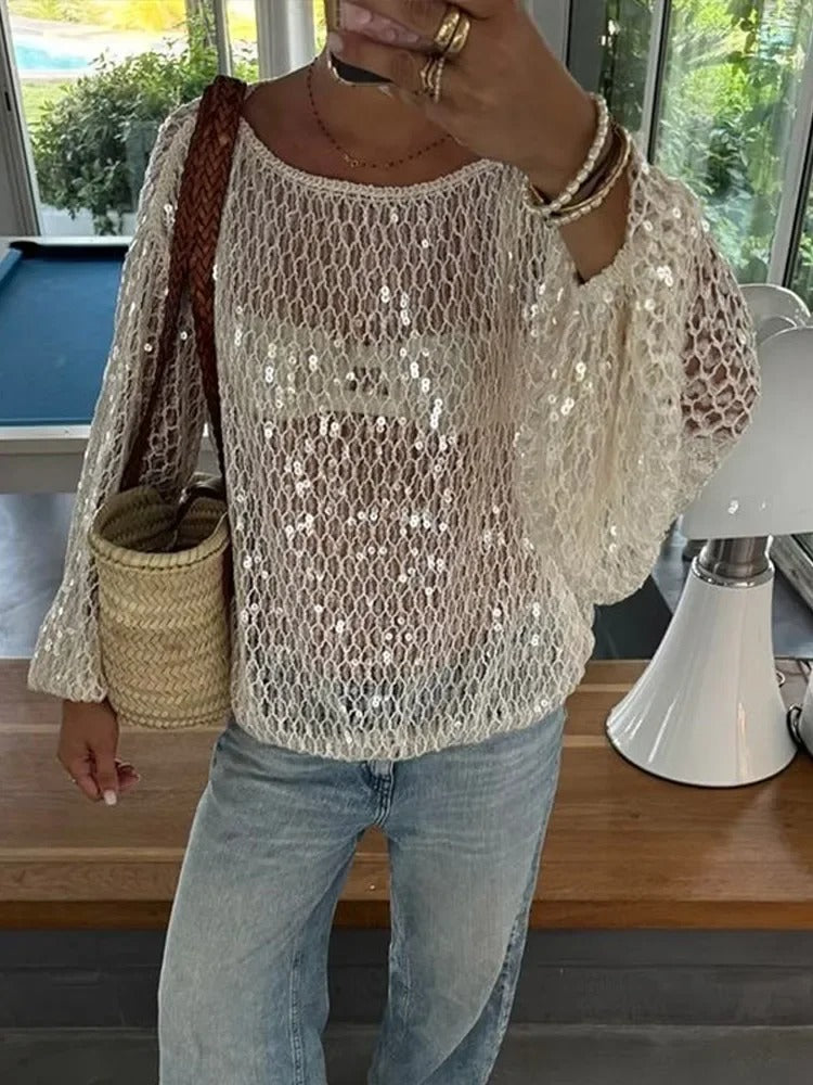 Natalia Boho Crochet Summer Beach Top