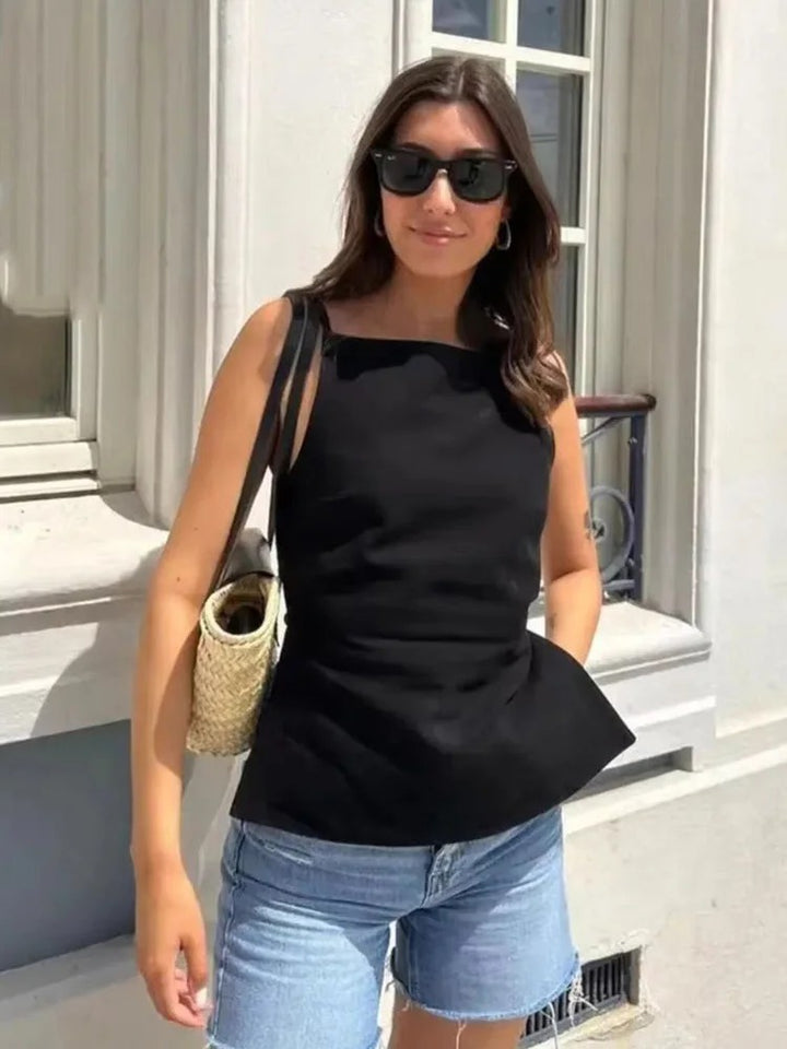 Fiorenna Minimalist Summer Cami Top