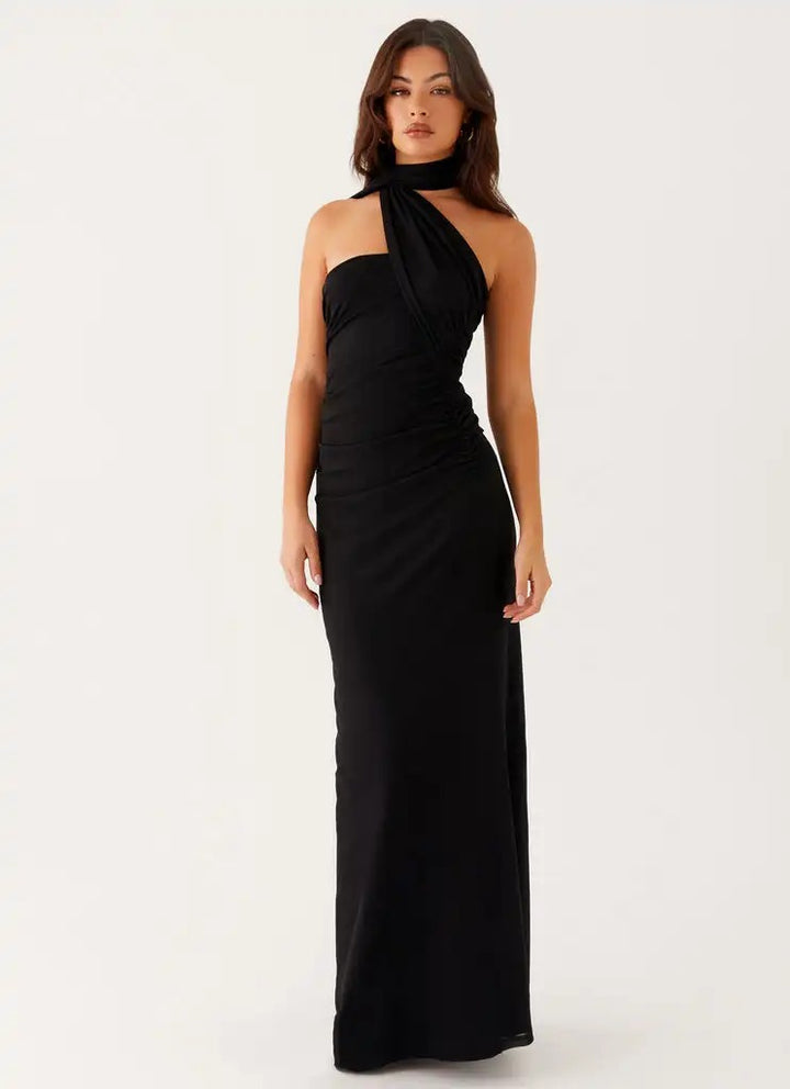 Amoria Floral Wedding Guest Maxi Dress