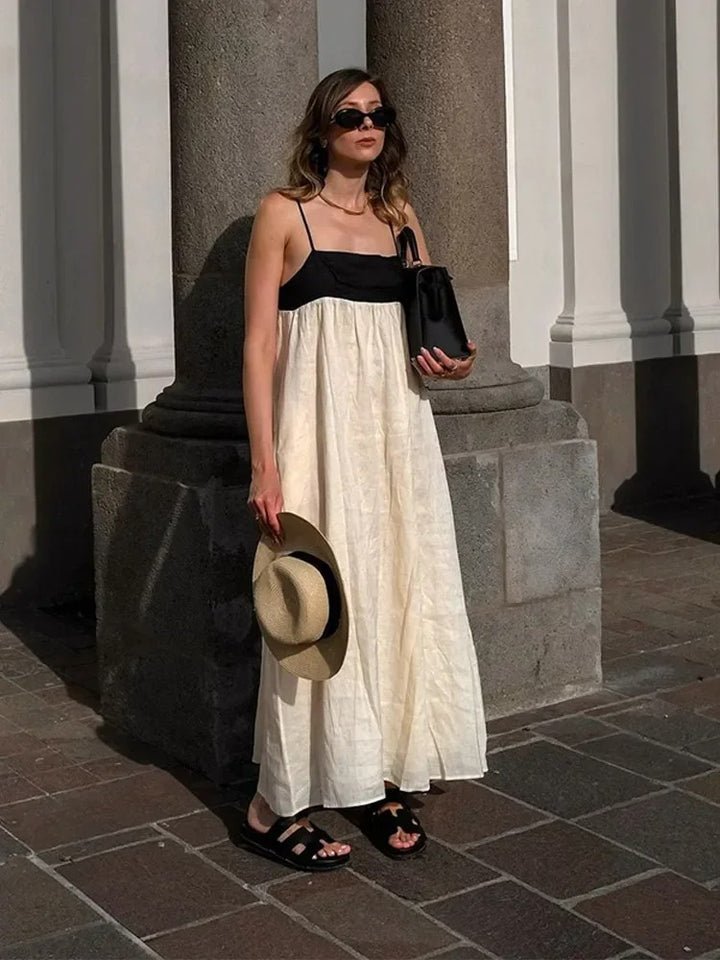 Amelia Summer Sleeveless Maxi Dress