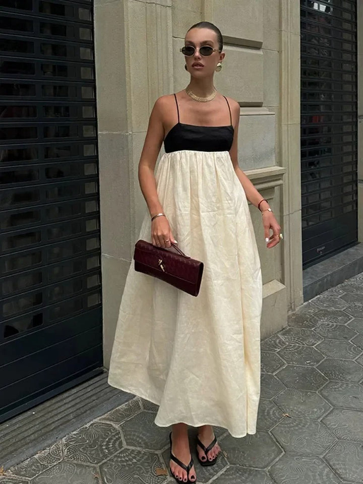 Amelia Summer Sleeveless Maxi Dress