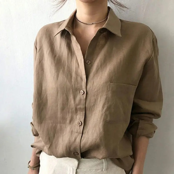 Sylvana Brown Summer Shirt