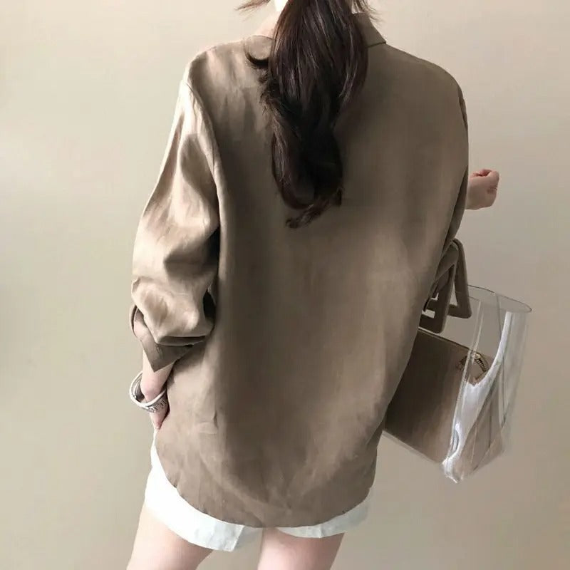 Sylvana Brown Summer Shirt