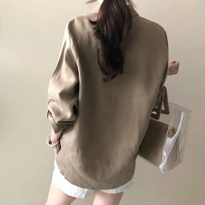 Sylvana Brown Summer Shirt