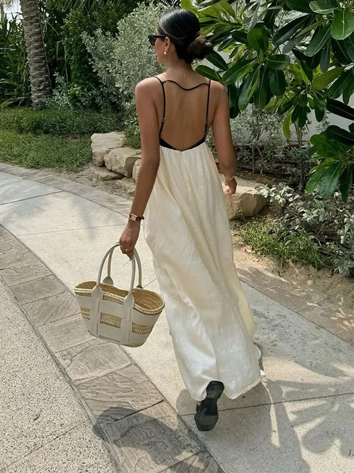 Amelia Summer Sleeveless Maxi Dress
