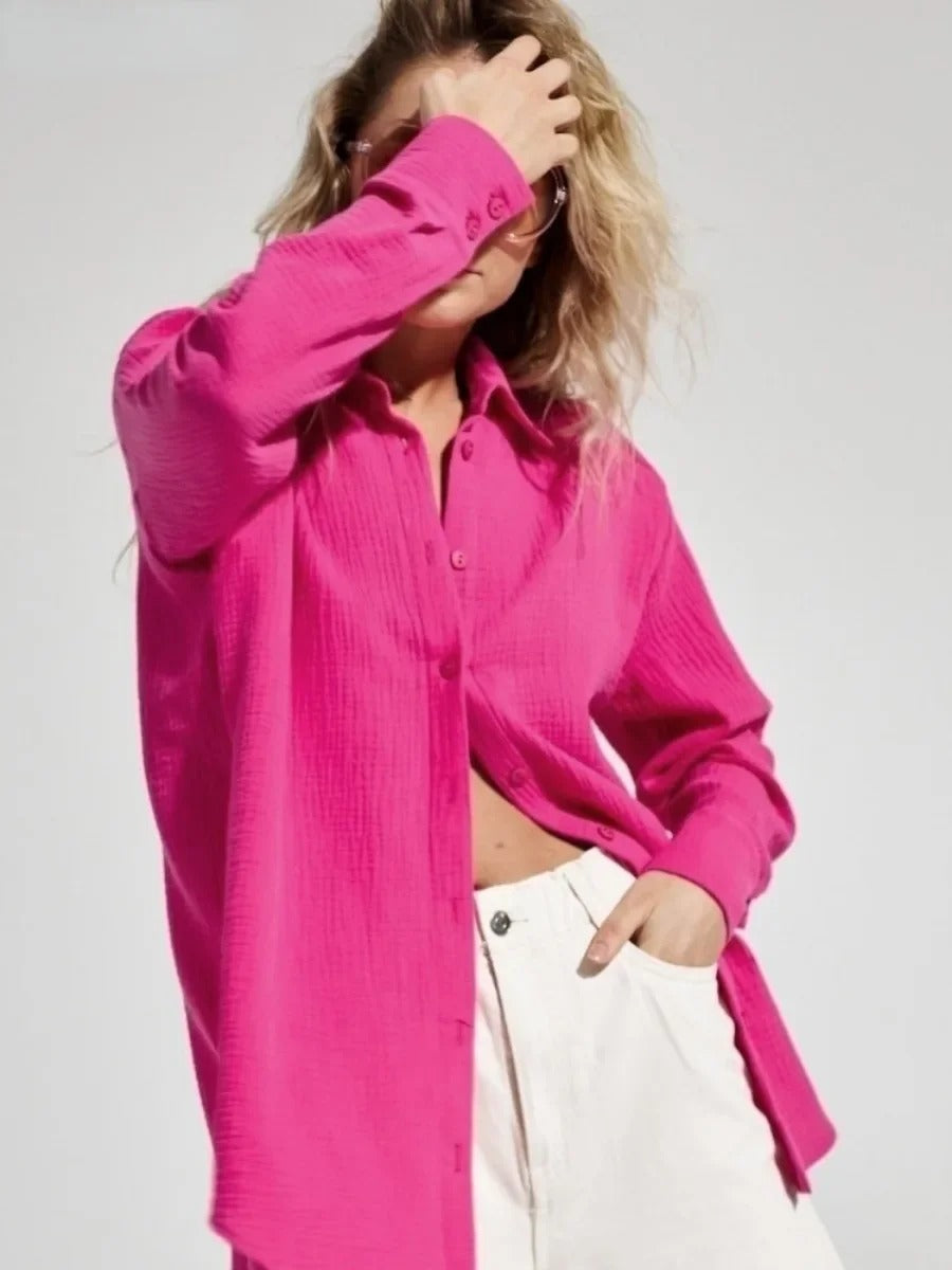 Marquessa Textured Button Front Shirt