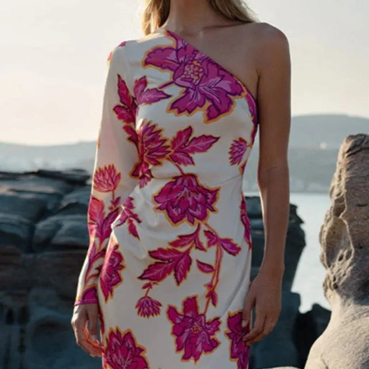 Marceline Floral Wedding Guest Boho Maxi Dress