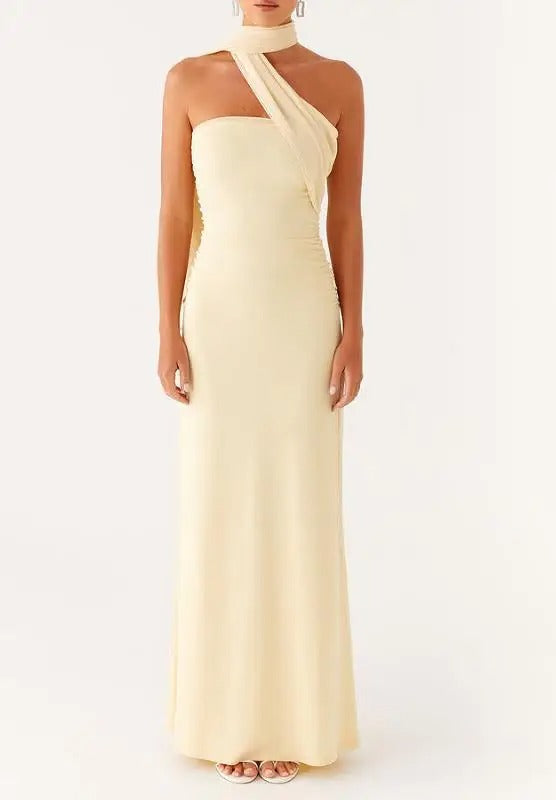 Amoria Floral Wedding Guest Maxi Dress