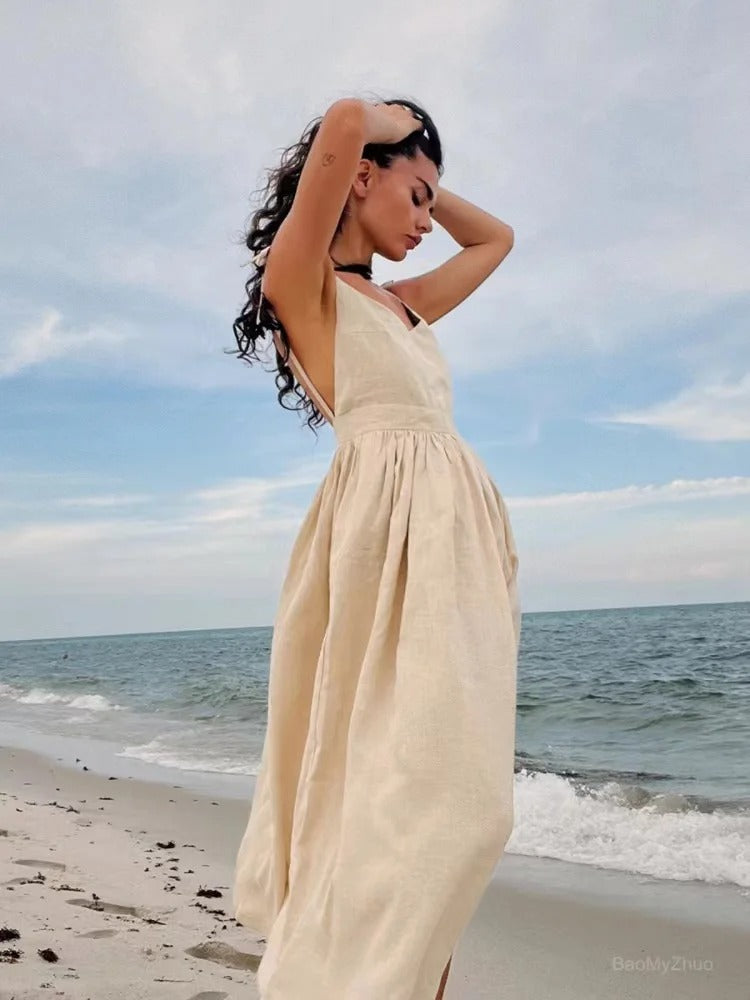 Madelina Summer A Line Midi Dress