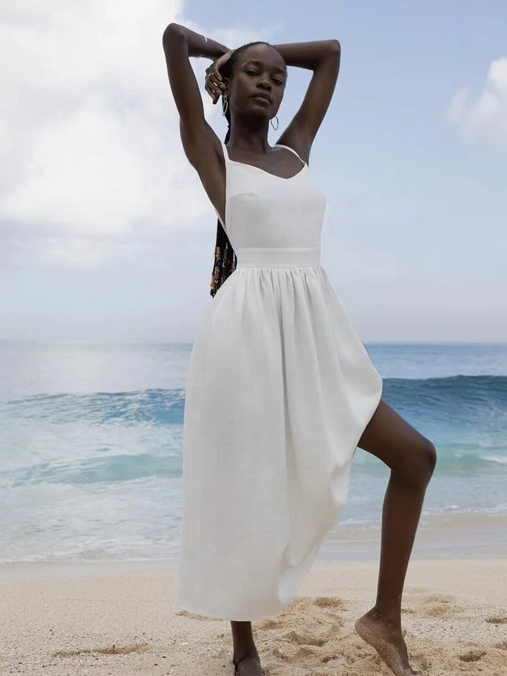 Madelina Summer A Line Midi Dress