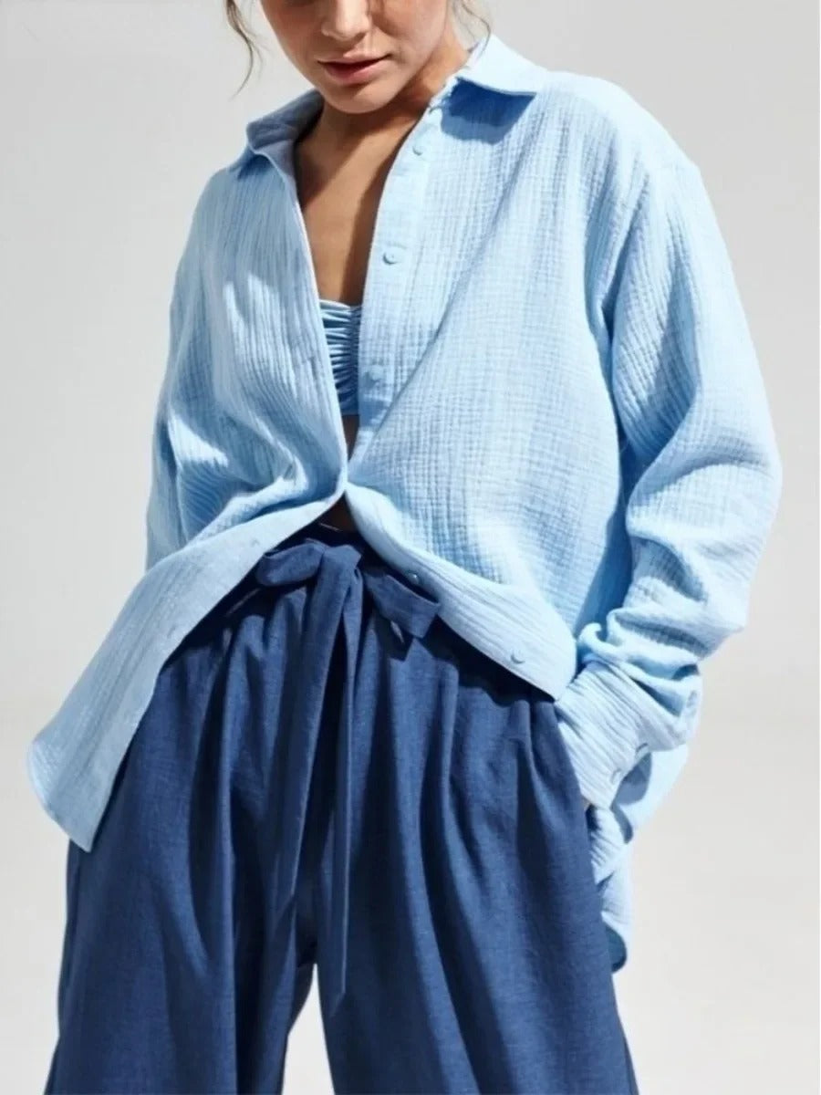 Marquessa Textured Button Front Shirt