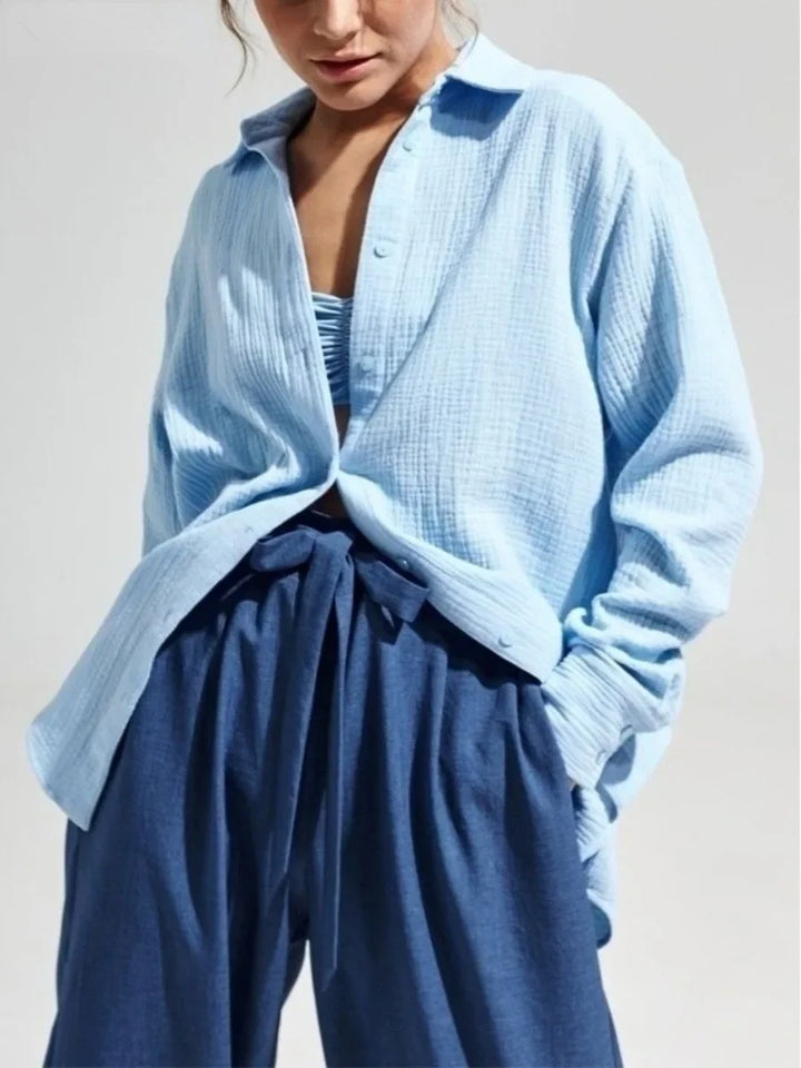 Marquessa Textured Button Front Shirt