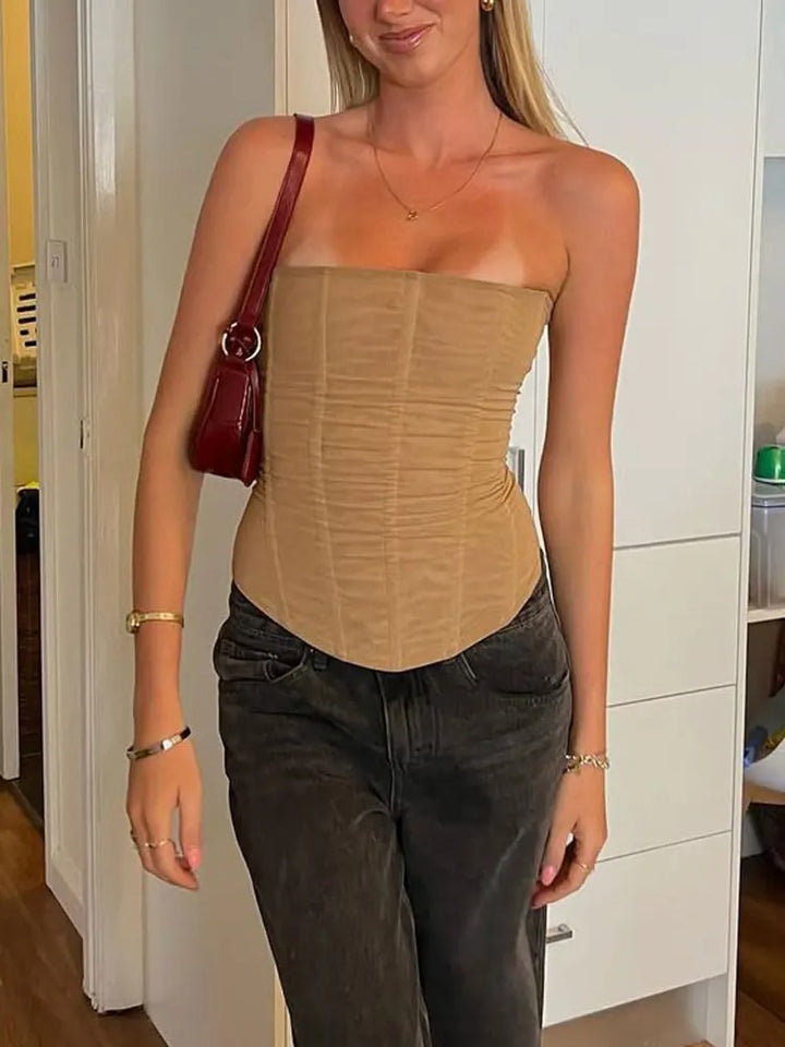 Lunelle Strapless Contour Summer Top