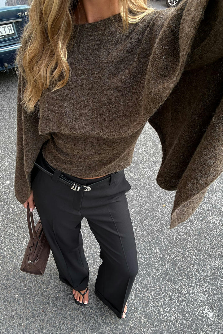 Samantha Knitted Cape Coat