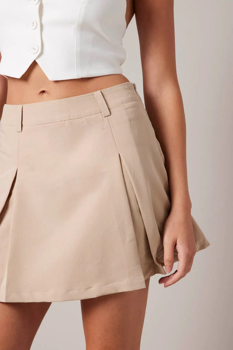 Donatella Pleated Skirt